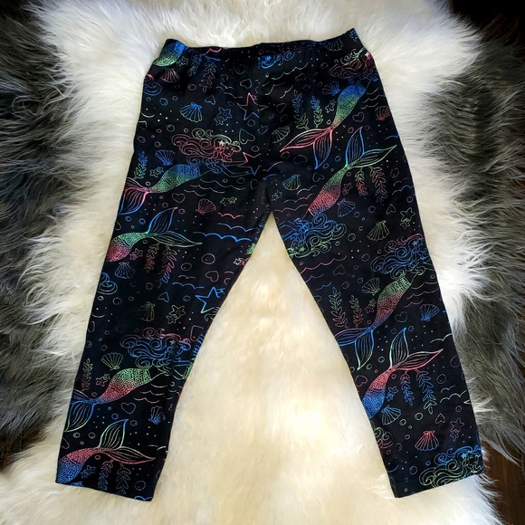 SO Other - Girls capri mermaid leggings